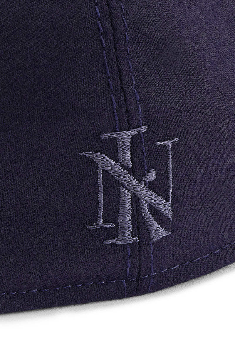 Navy Flannel Baseball Cap