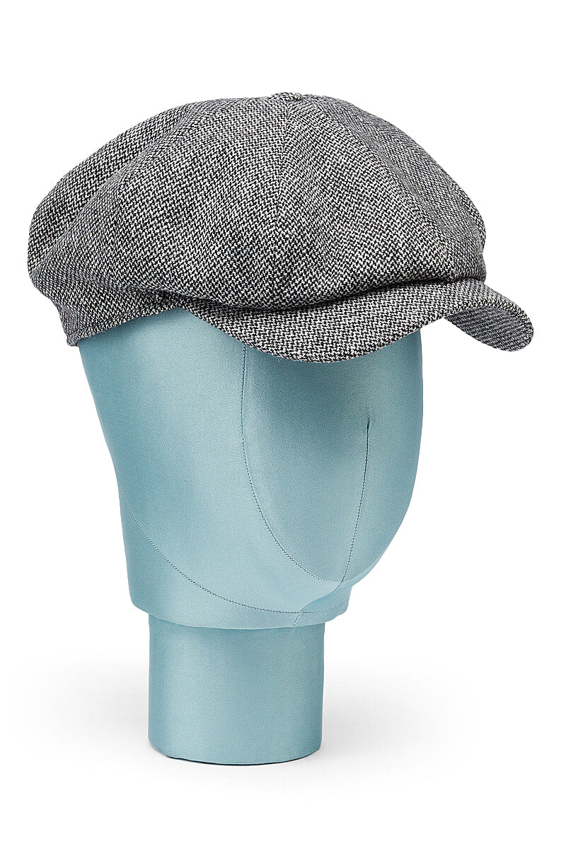 Grey Donegal Newsboy Cap