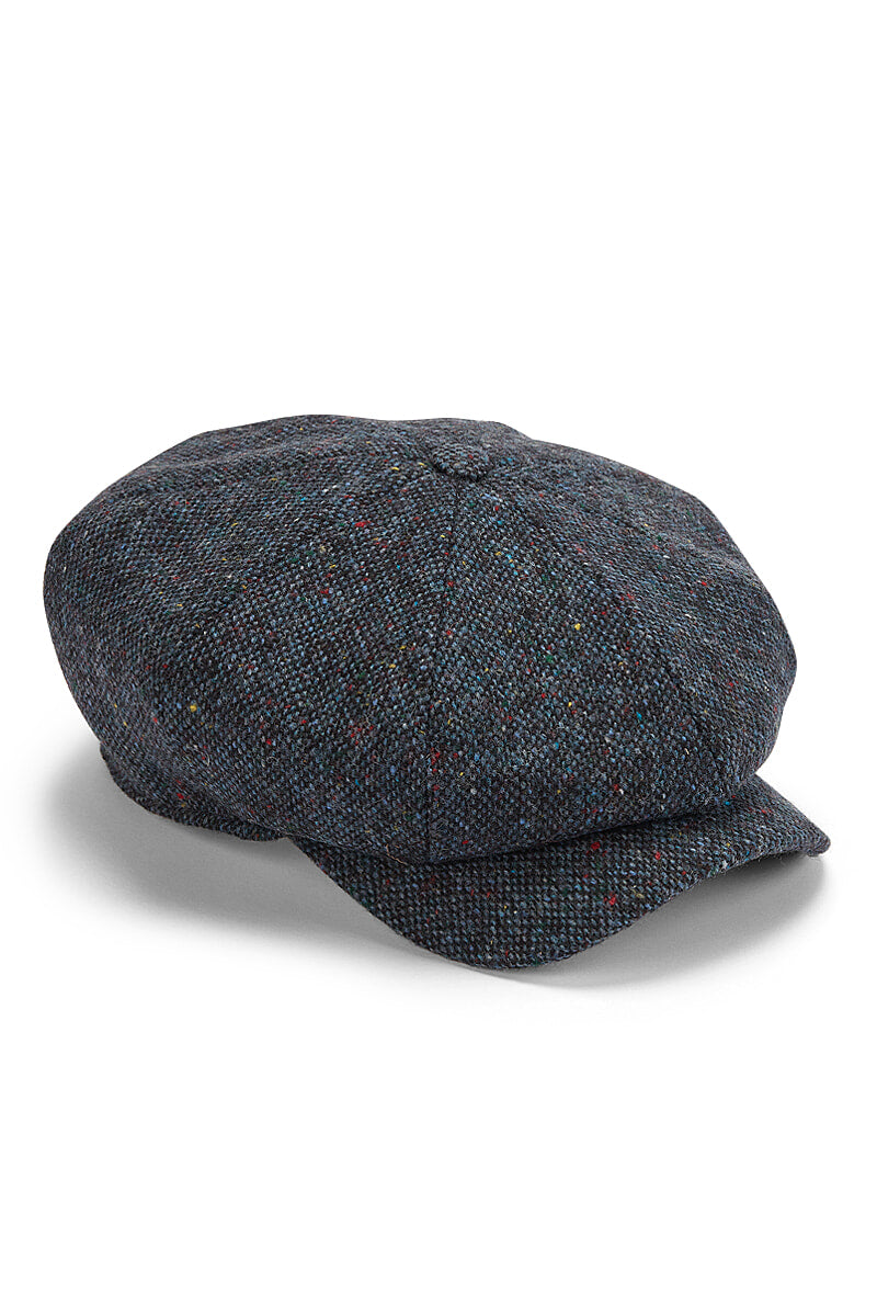 Navy Donegal Newsboy Cap