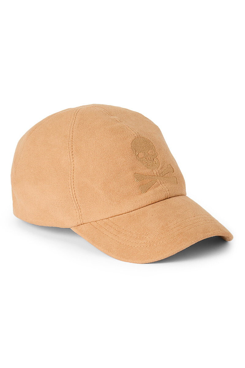 Camel Skull & Crossbones Cotton Baseball Cap