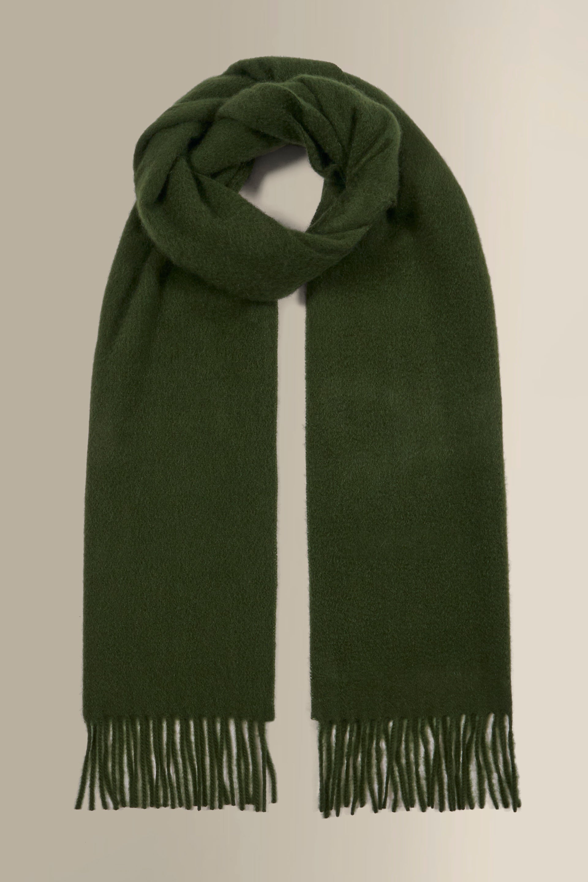 Green Cashmere Scarf