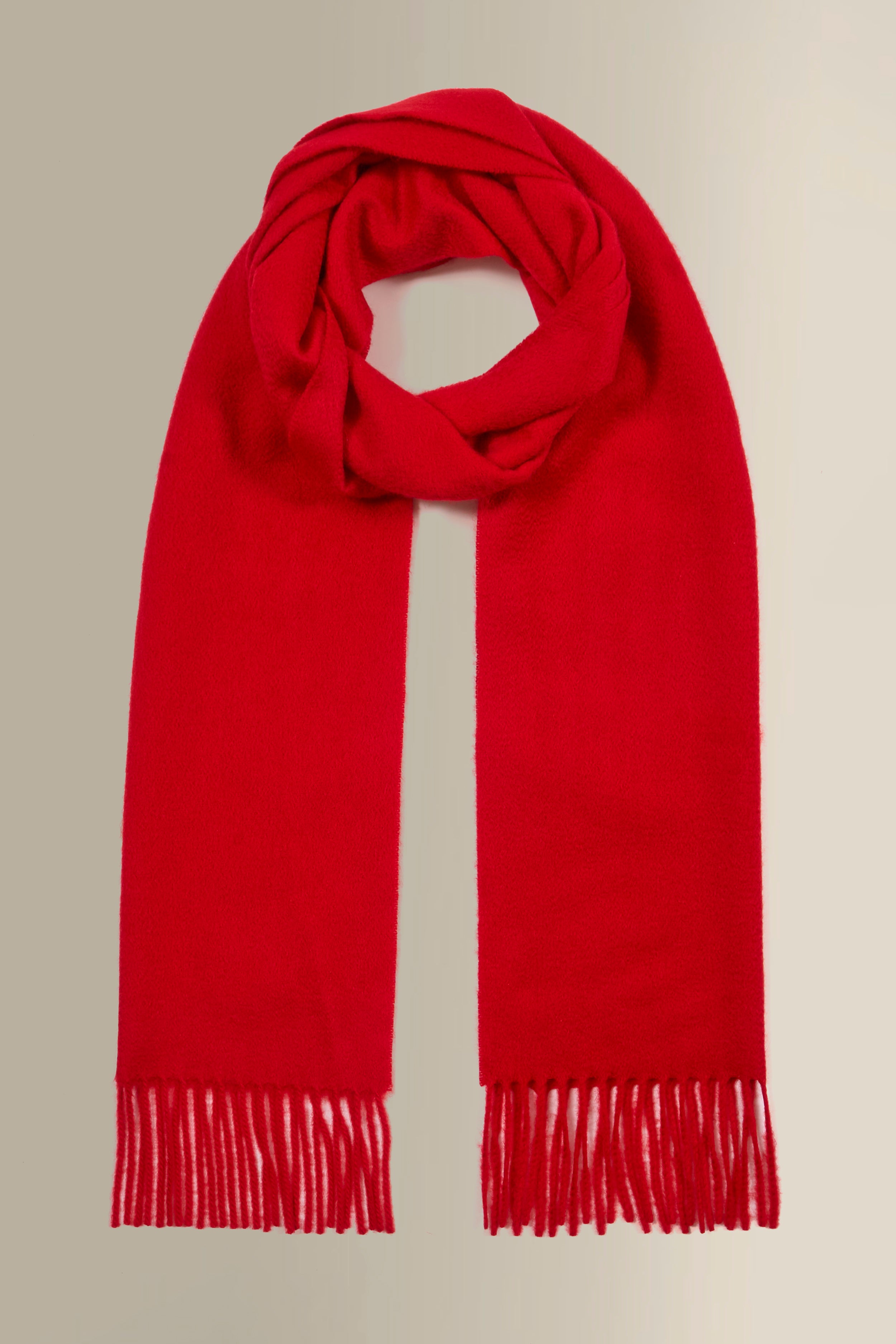 Red Cashmere Scarf