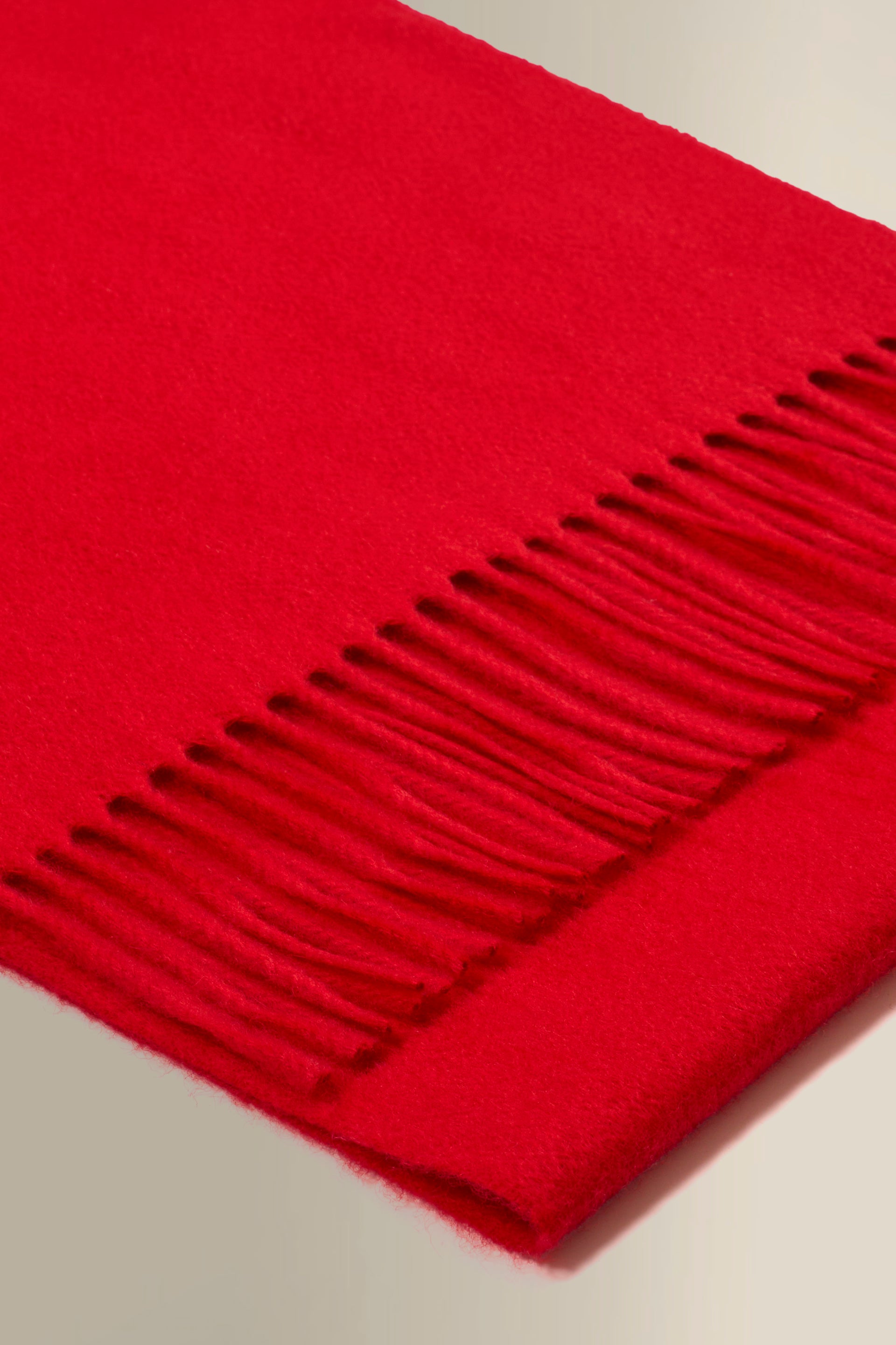 Red Cashmere Scarf