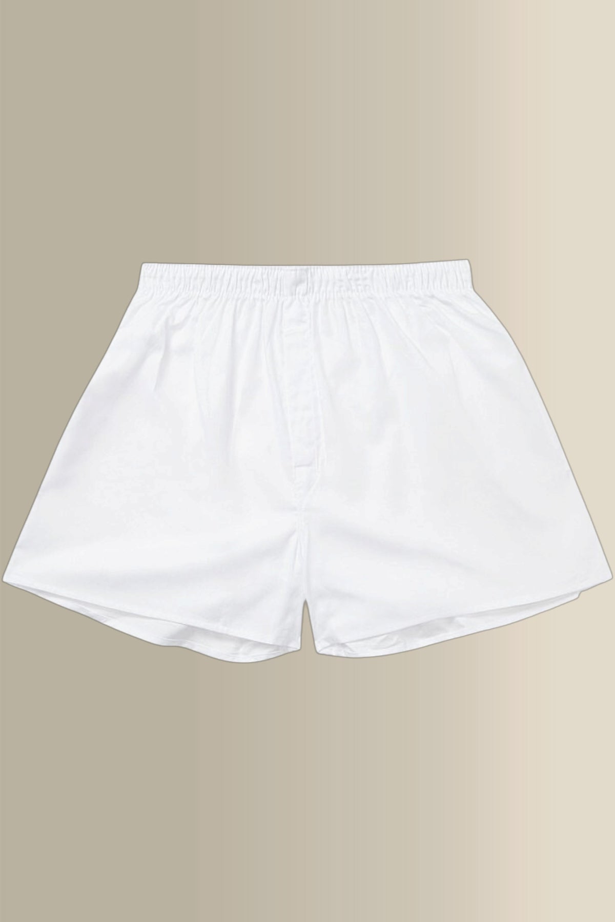 White Oxford Cotton Boxer Shorts