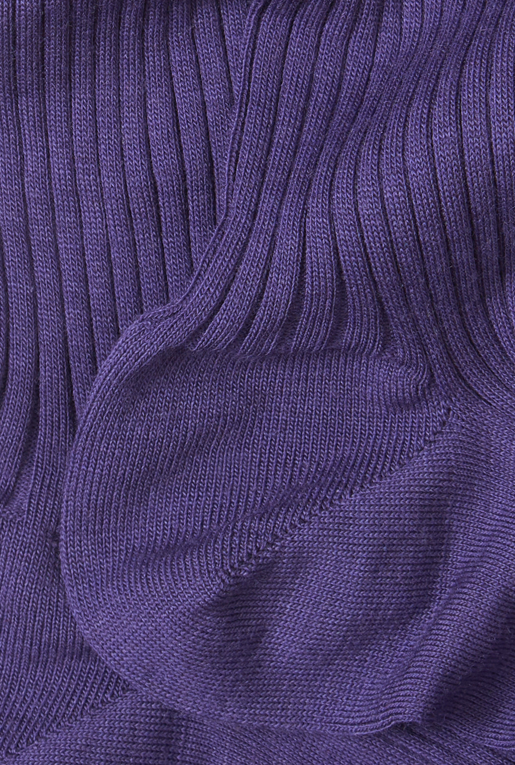 Purple Mid Calf Lightweight Wool Socks