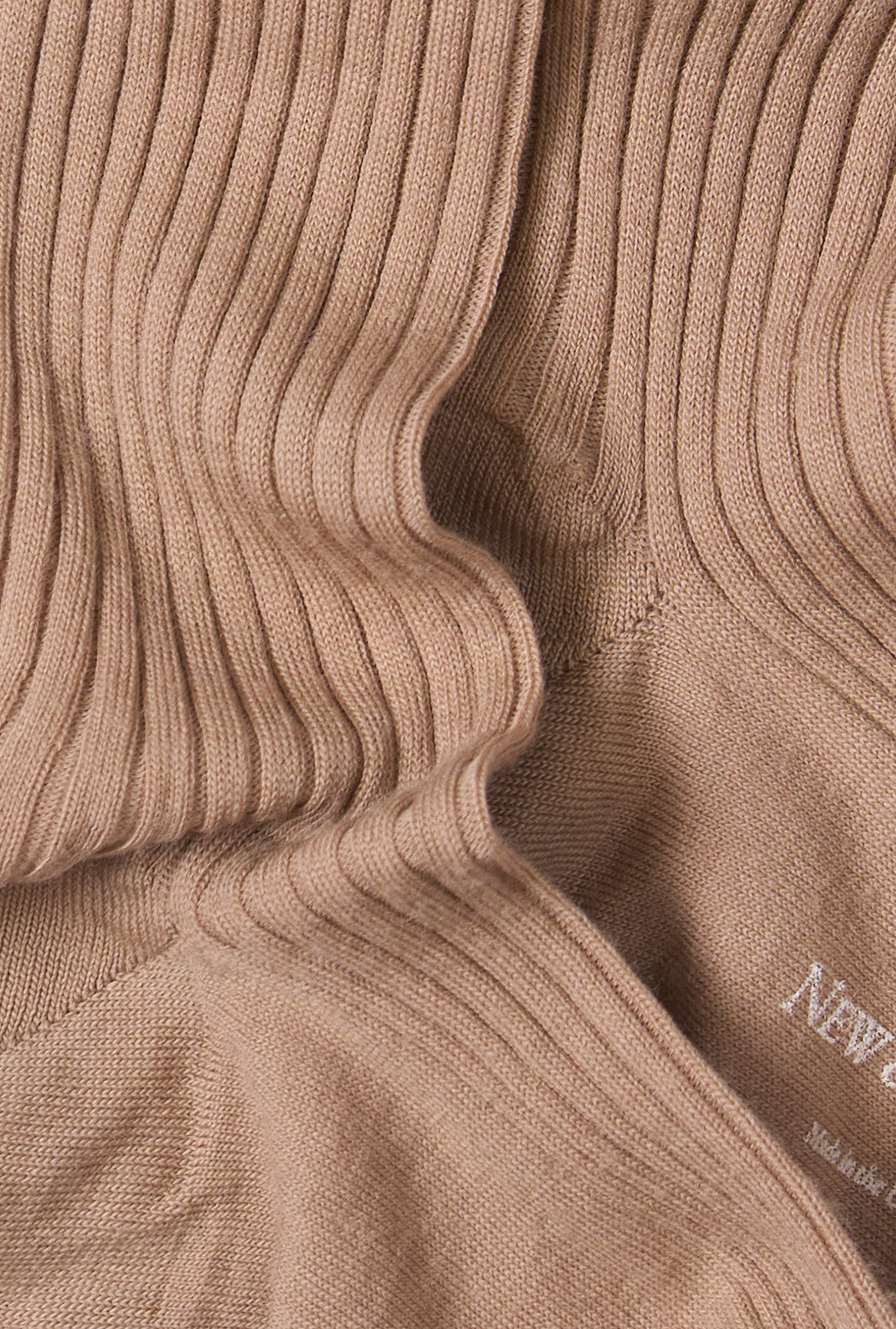 Light Khaki Mid Calf Lightweight Wool Socks