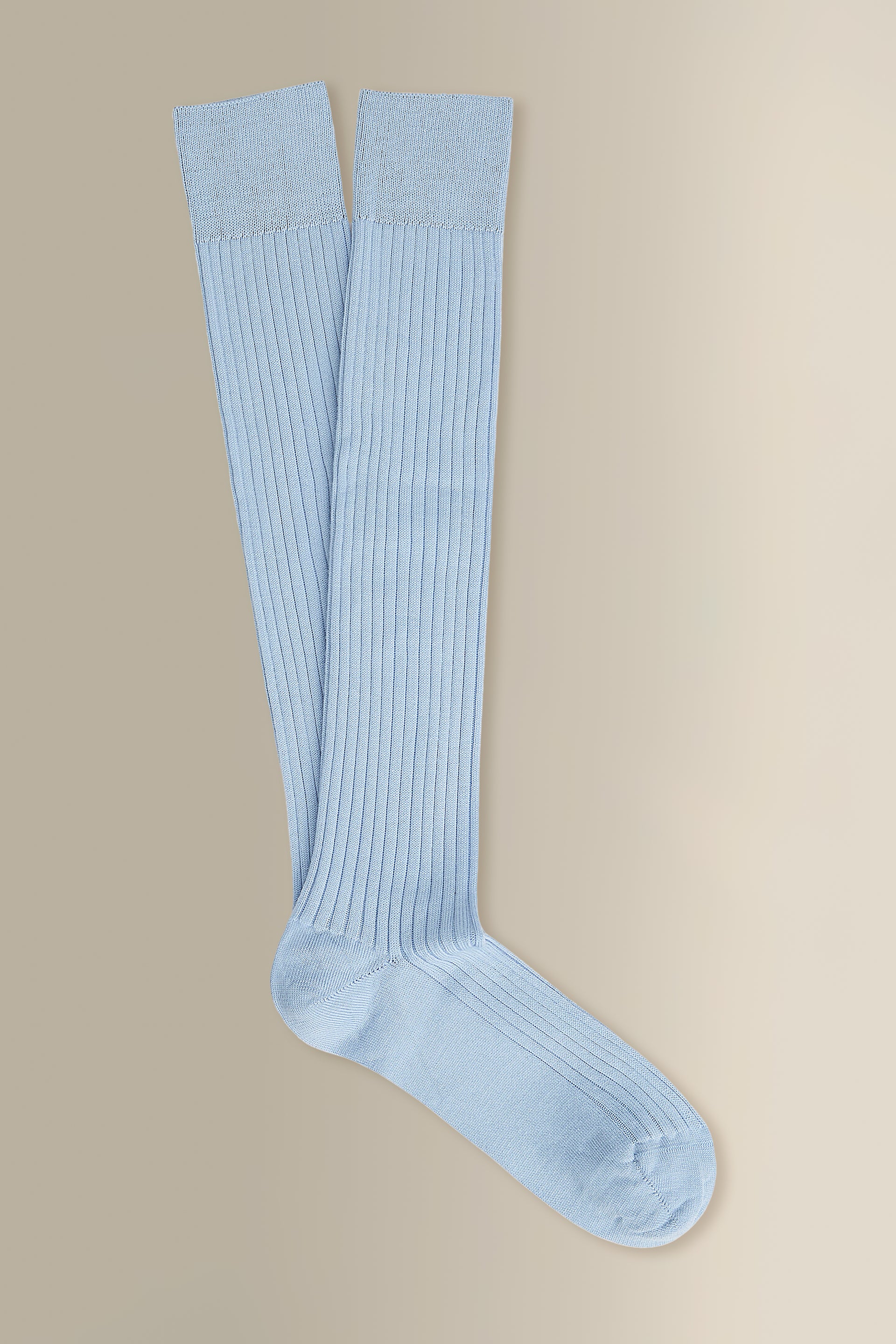 Sky Long Lightweight Wool Socks
