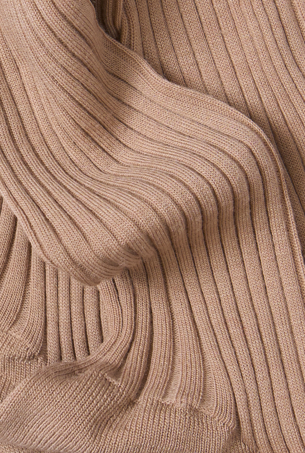 Light Khaki Long Lightweight Wool Socks