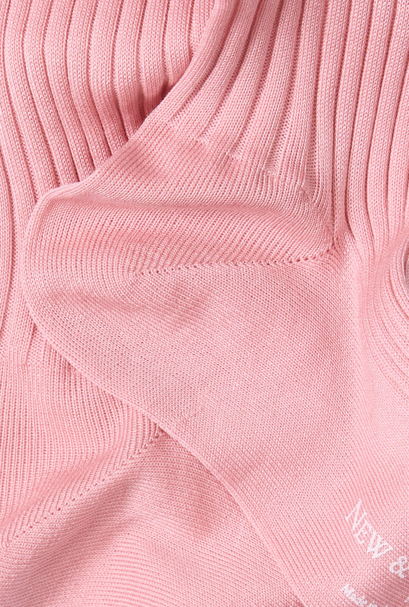 Light Pink Mid Calf Cotton Socks