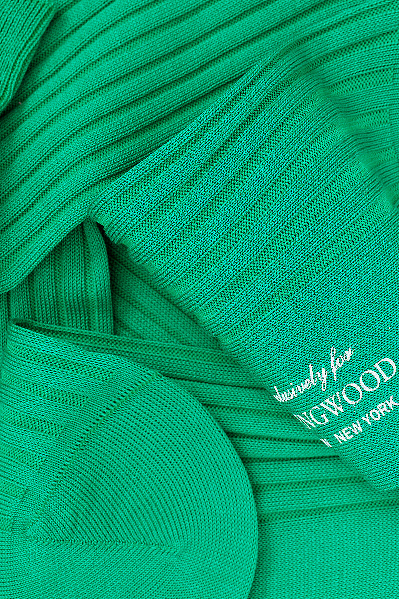Emerald Long Cotton Socks