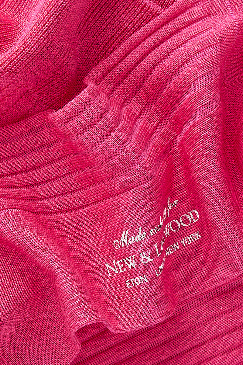 Pink Mid Calf Cotton Socks