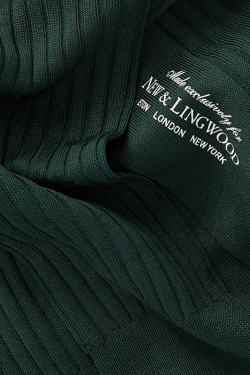 Racing Green Mid Calf Cotton Socks