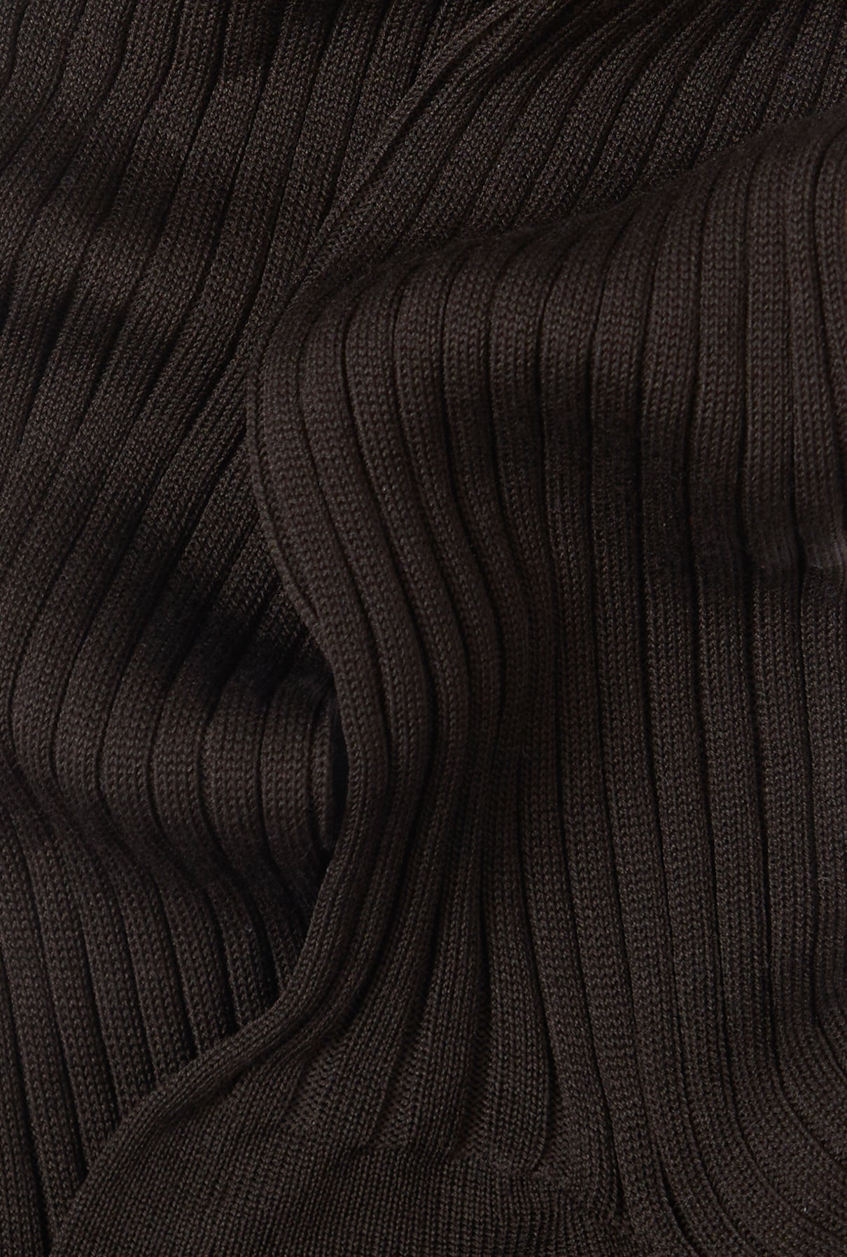 Dark Brown Long Cotton Socks