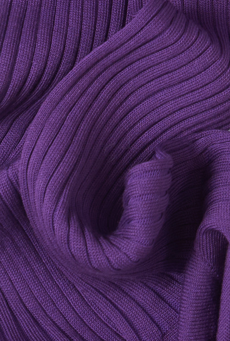 Purple Long Cotton Socks