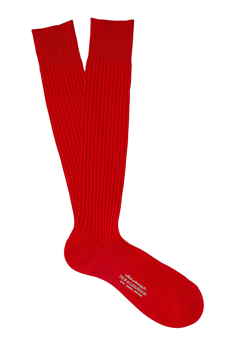 Scarlet Long Cotton Socks