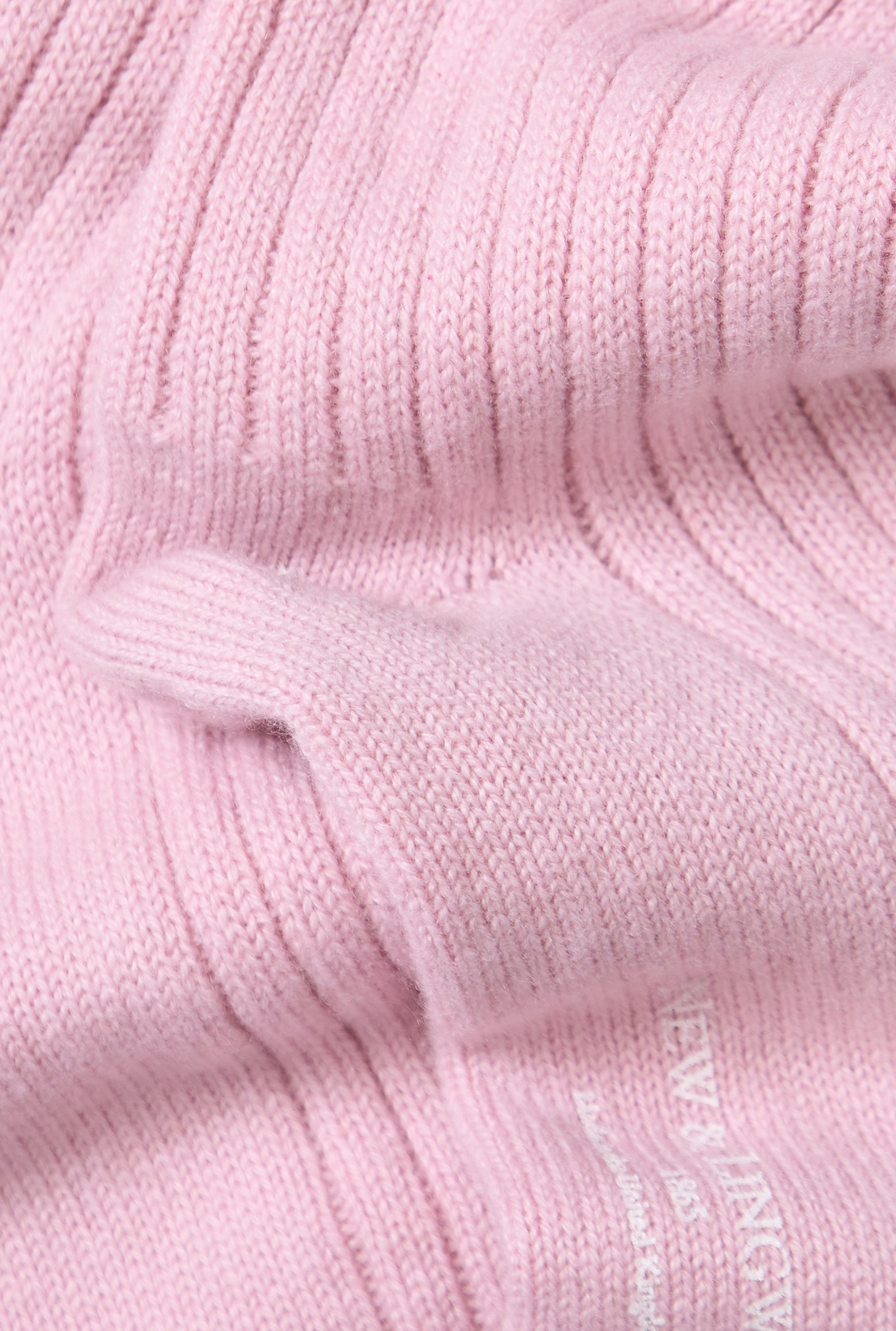 Light Pink Mid Calf Heavyweight Cashmere Lounge Socks