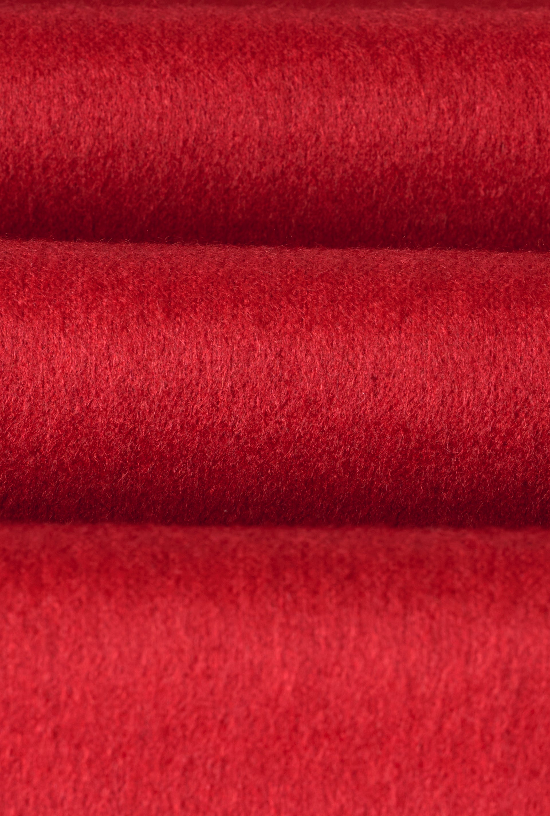 Red Unlined Cashmere Dressing Gown