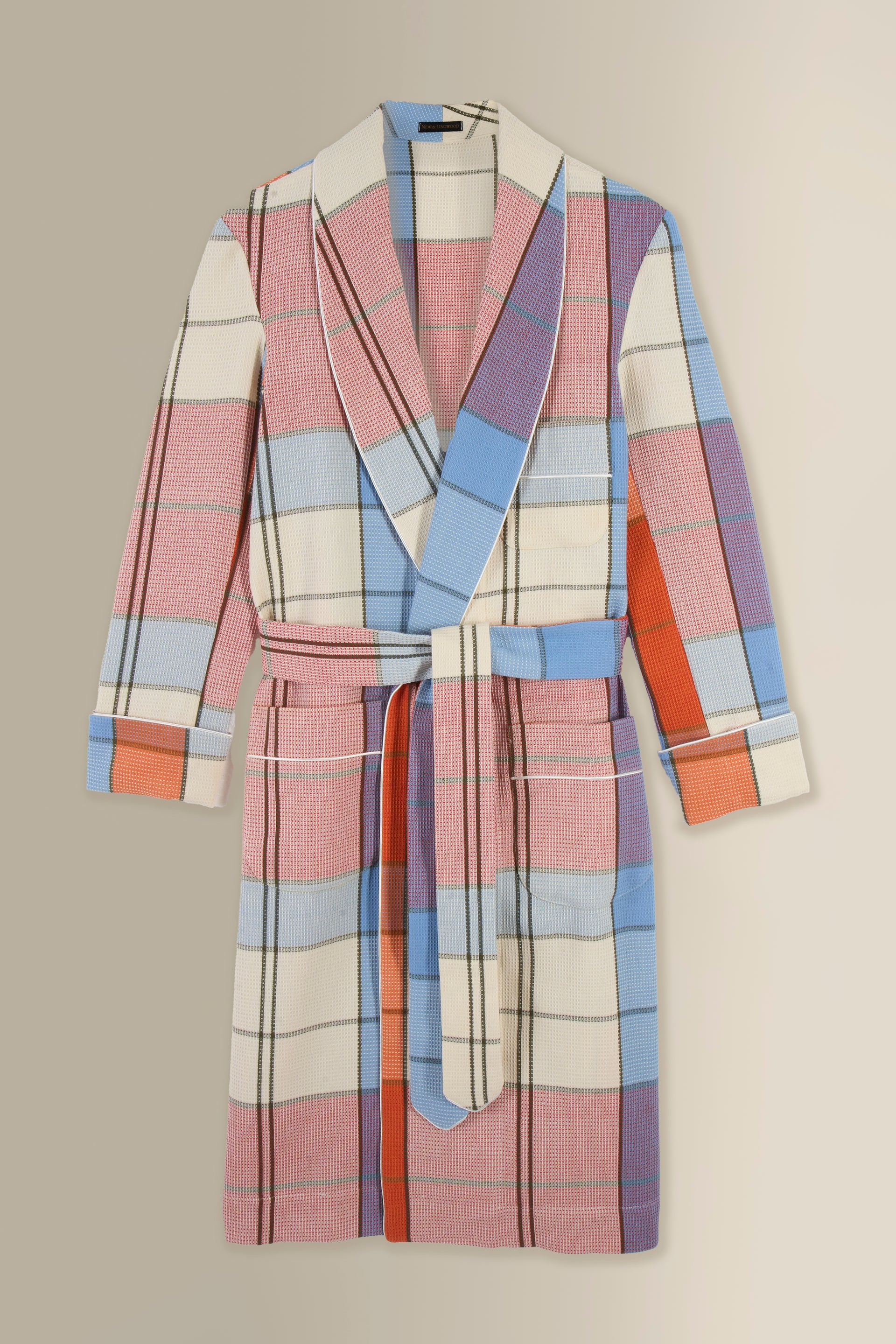 Patchwork Check Unlined Madras Dressing Gown