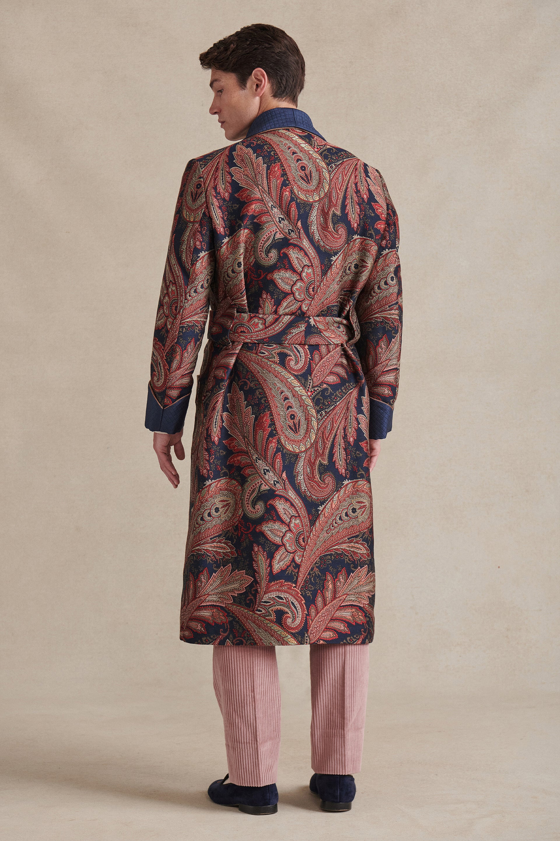 Livonia Paisley Lined Dressing Gown
