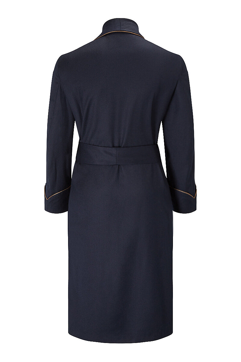 Paisley Lined Wool Dressing Gown