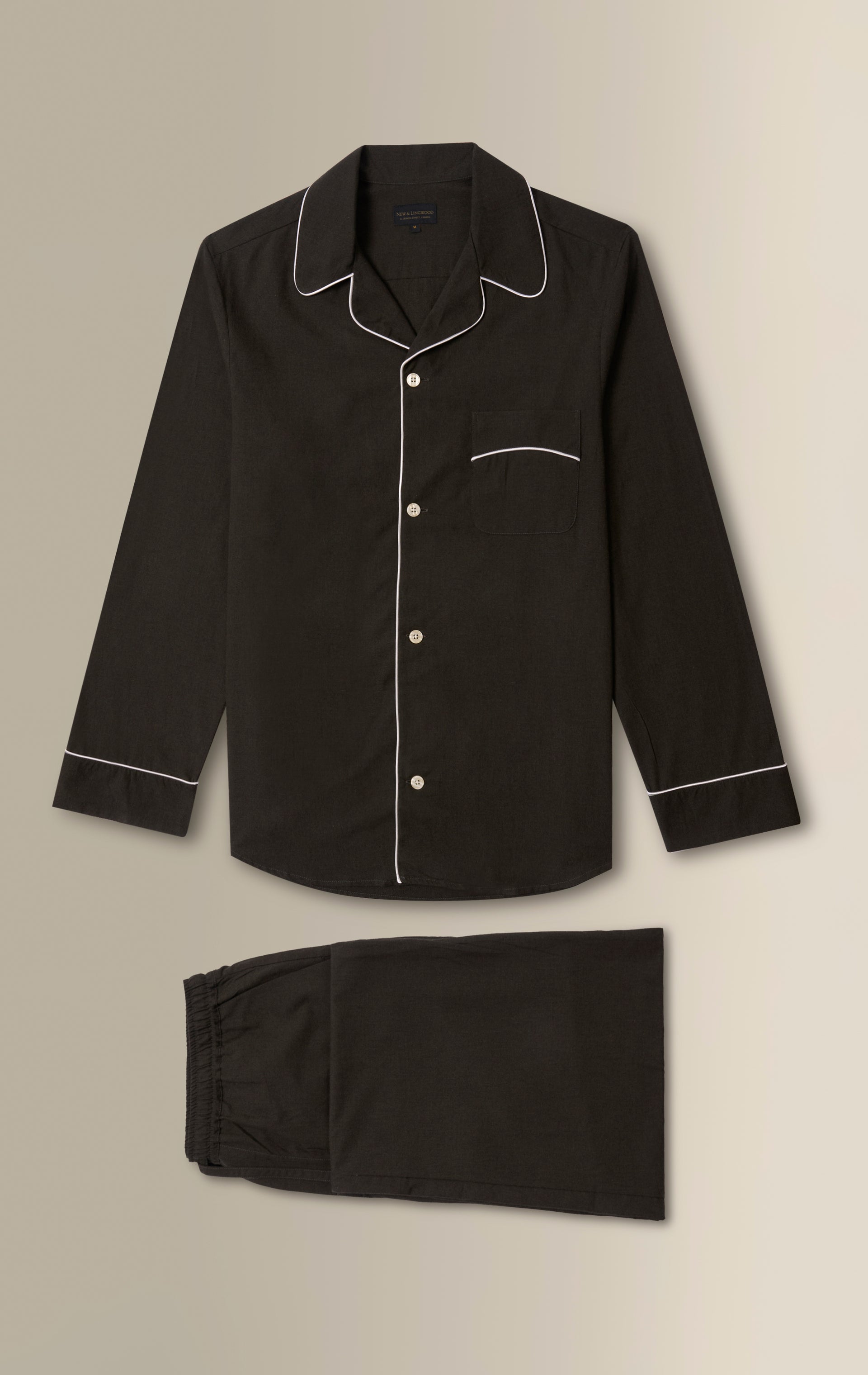 Green Brushed Cotton Pyjama Set