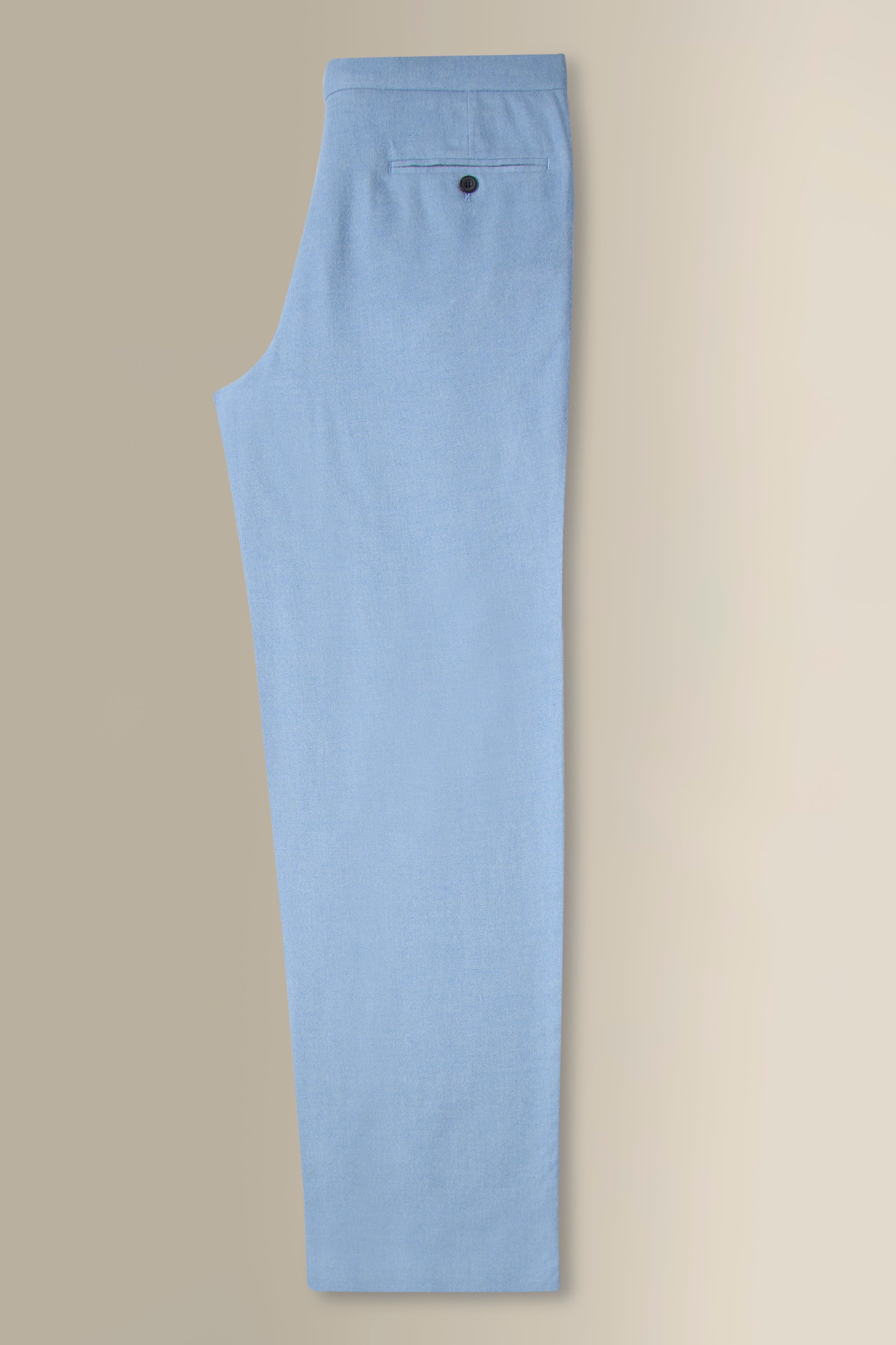 Blue Cotton & Cashmere Lounge Trousers