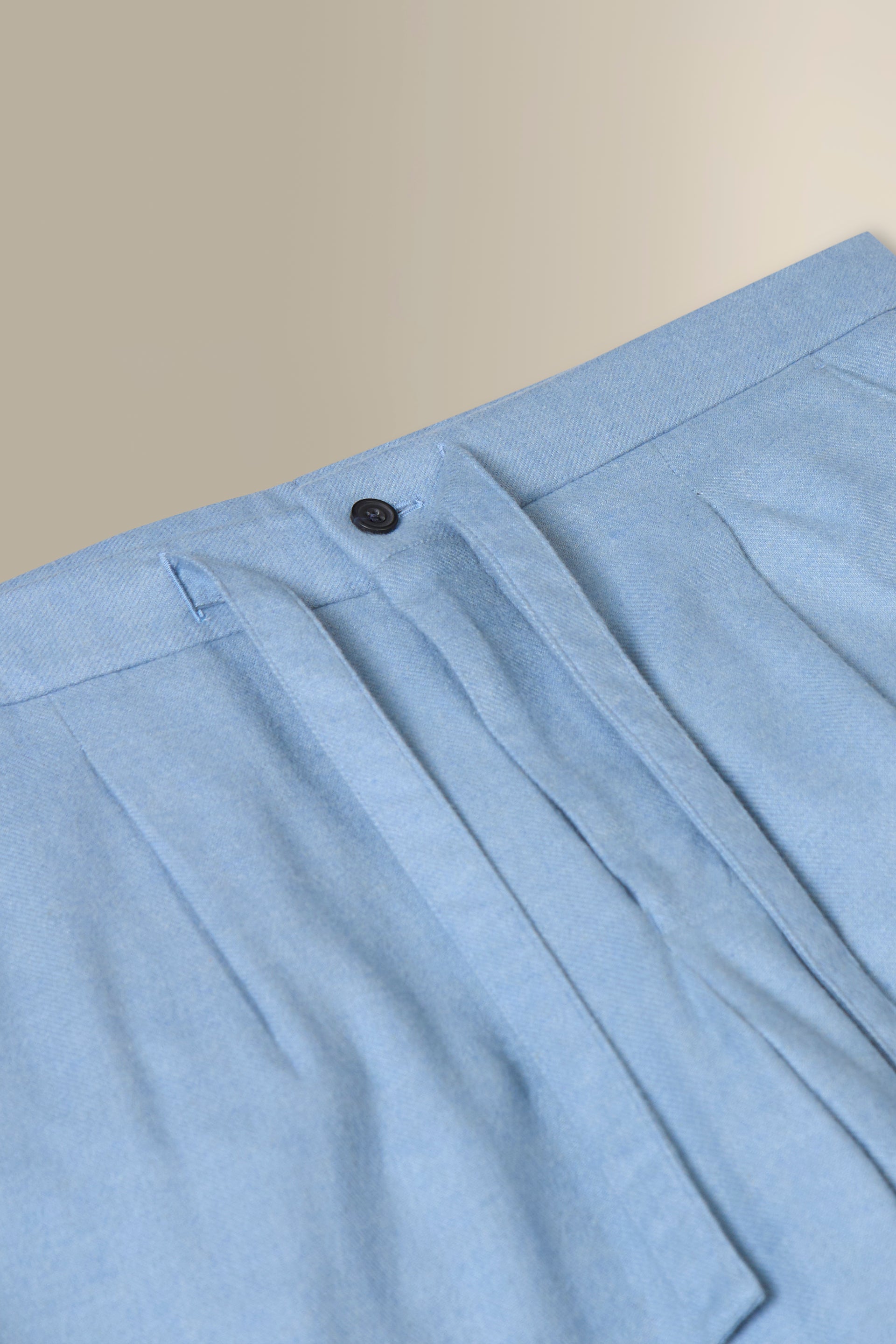 Blue Cotton & Cashmere Lounge Trousers