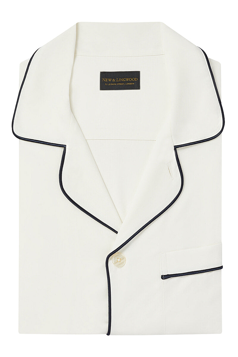 Ivory Sandwash Silk Pyjama Set