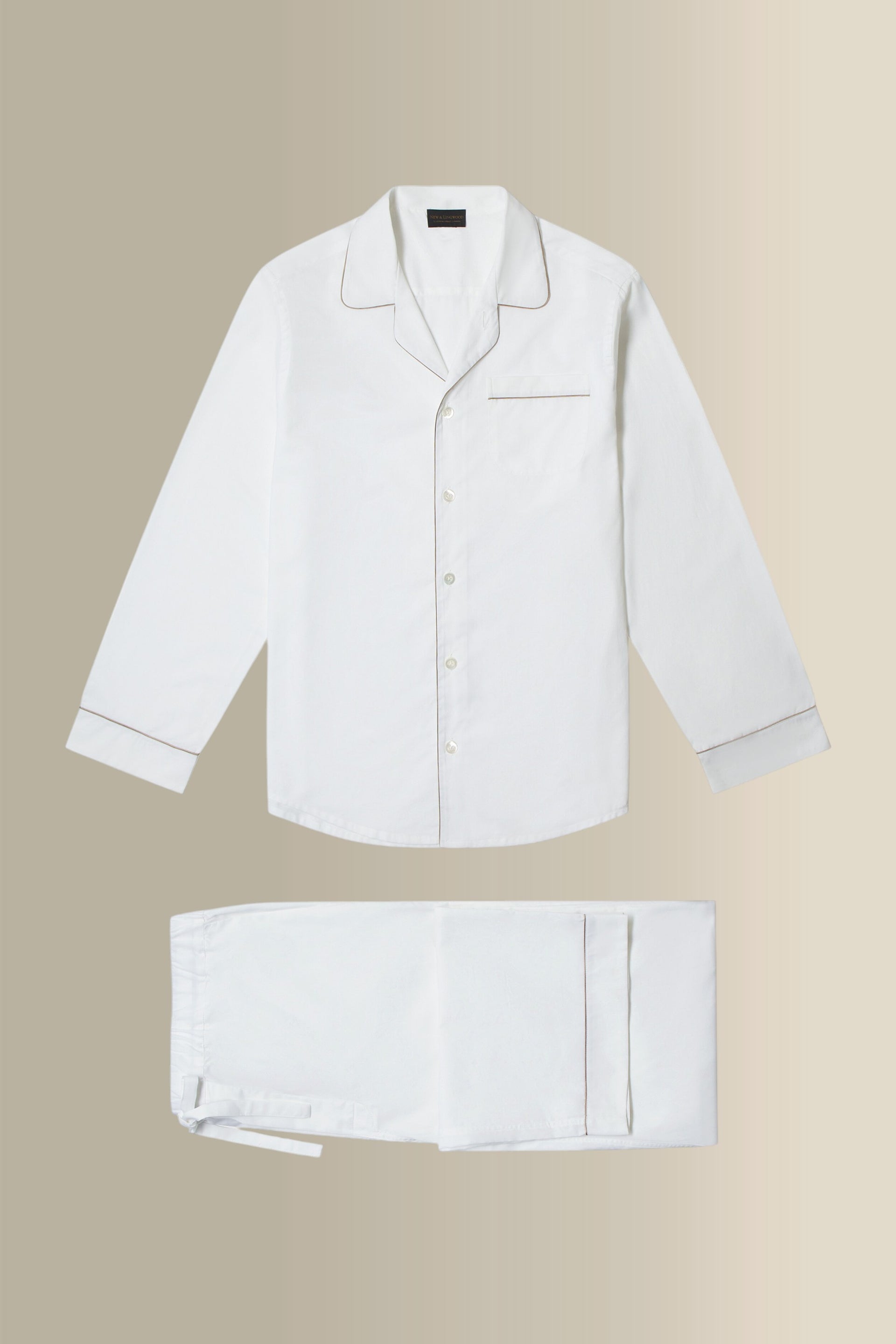 White Cotton Pyjama Set