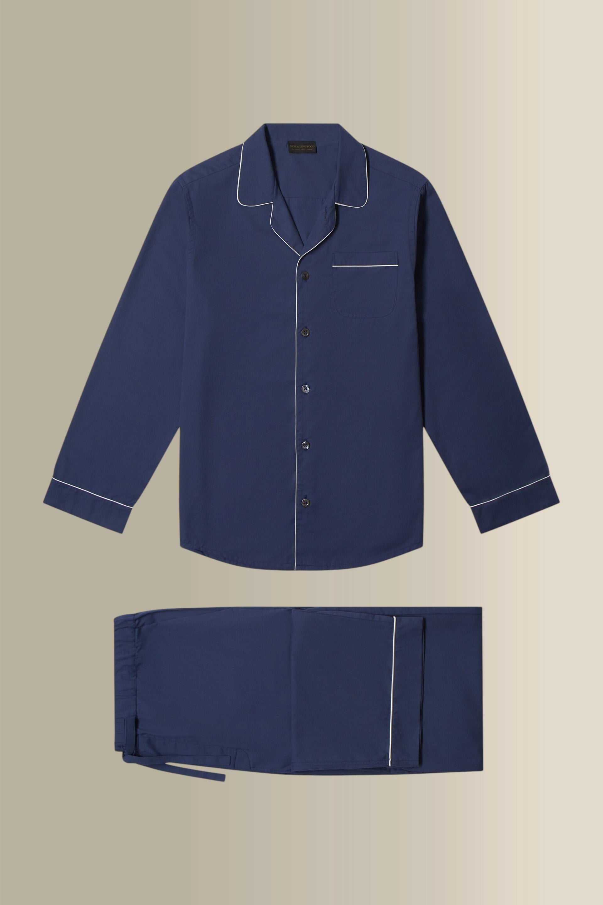 Navy Cotton Pyjama Set
