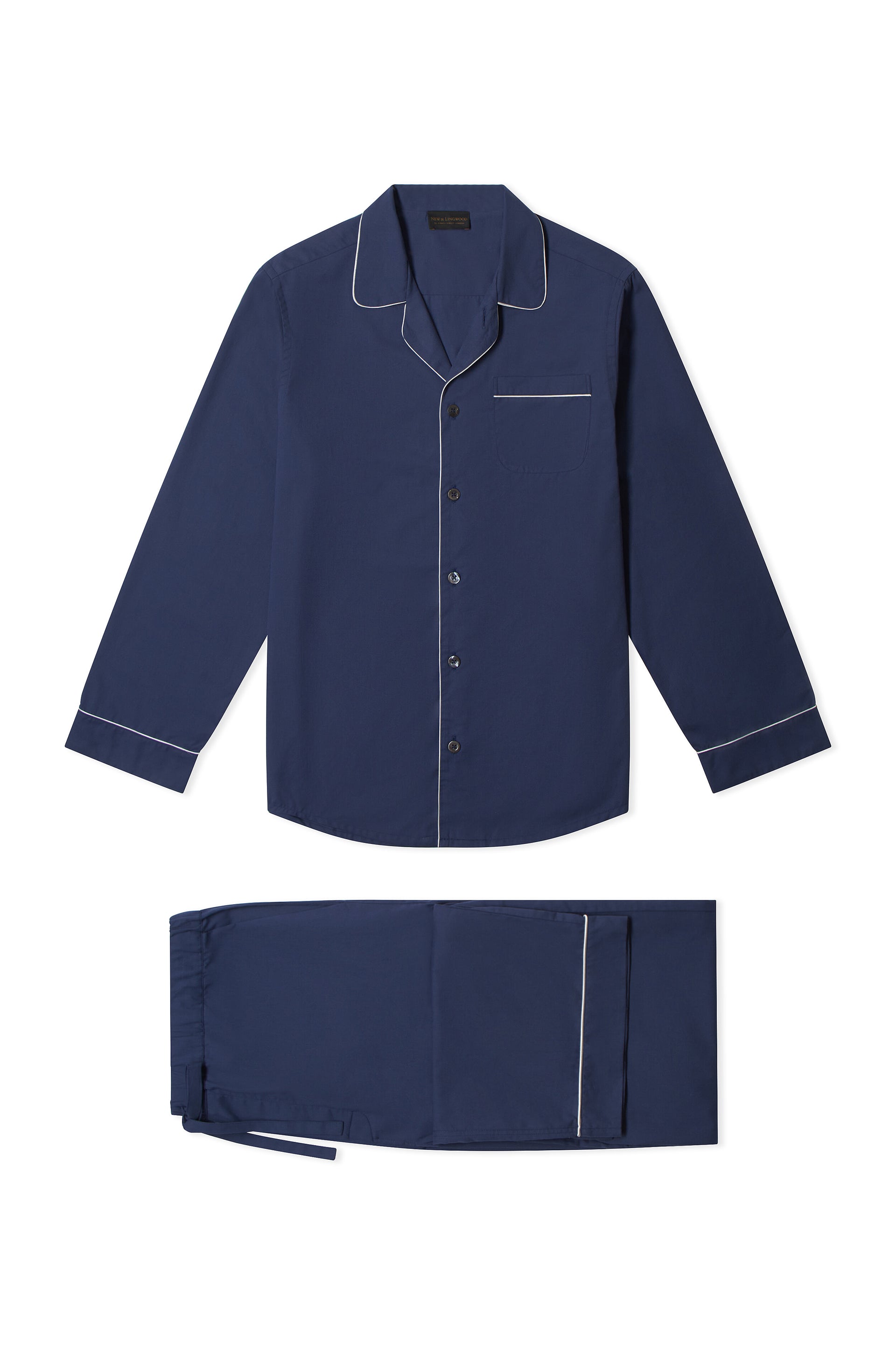 Navy Cotton Pyjama Set