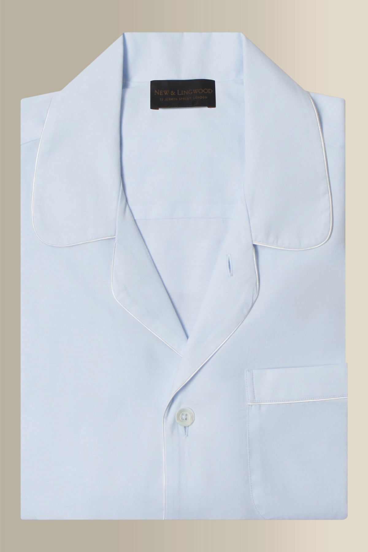 Light Blue Cotton Pyjama Set
