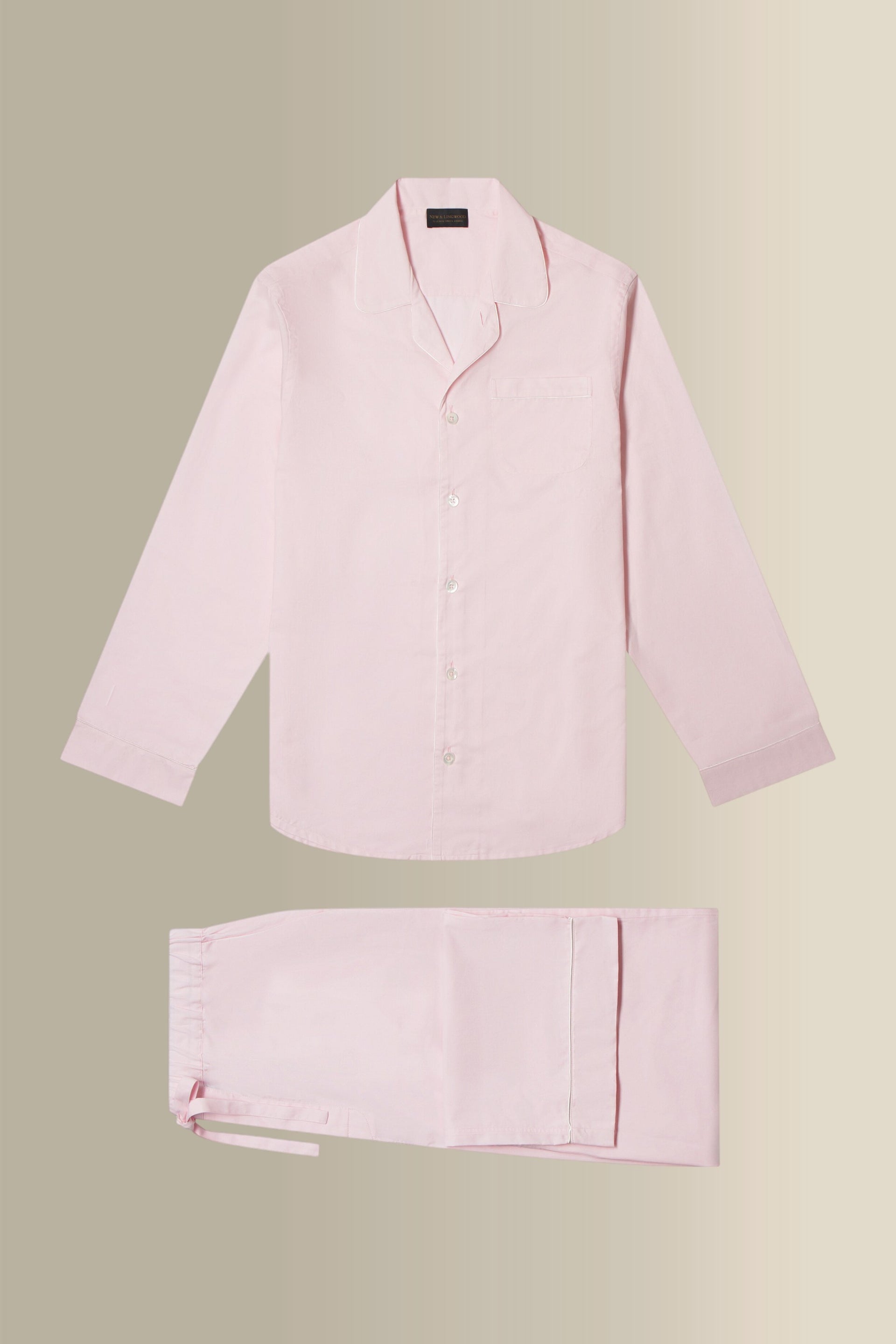 Light Pink Cotton Pyjama Set