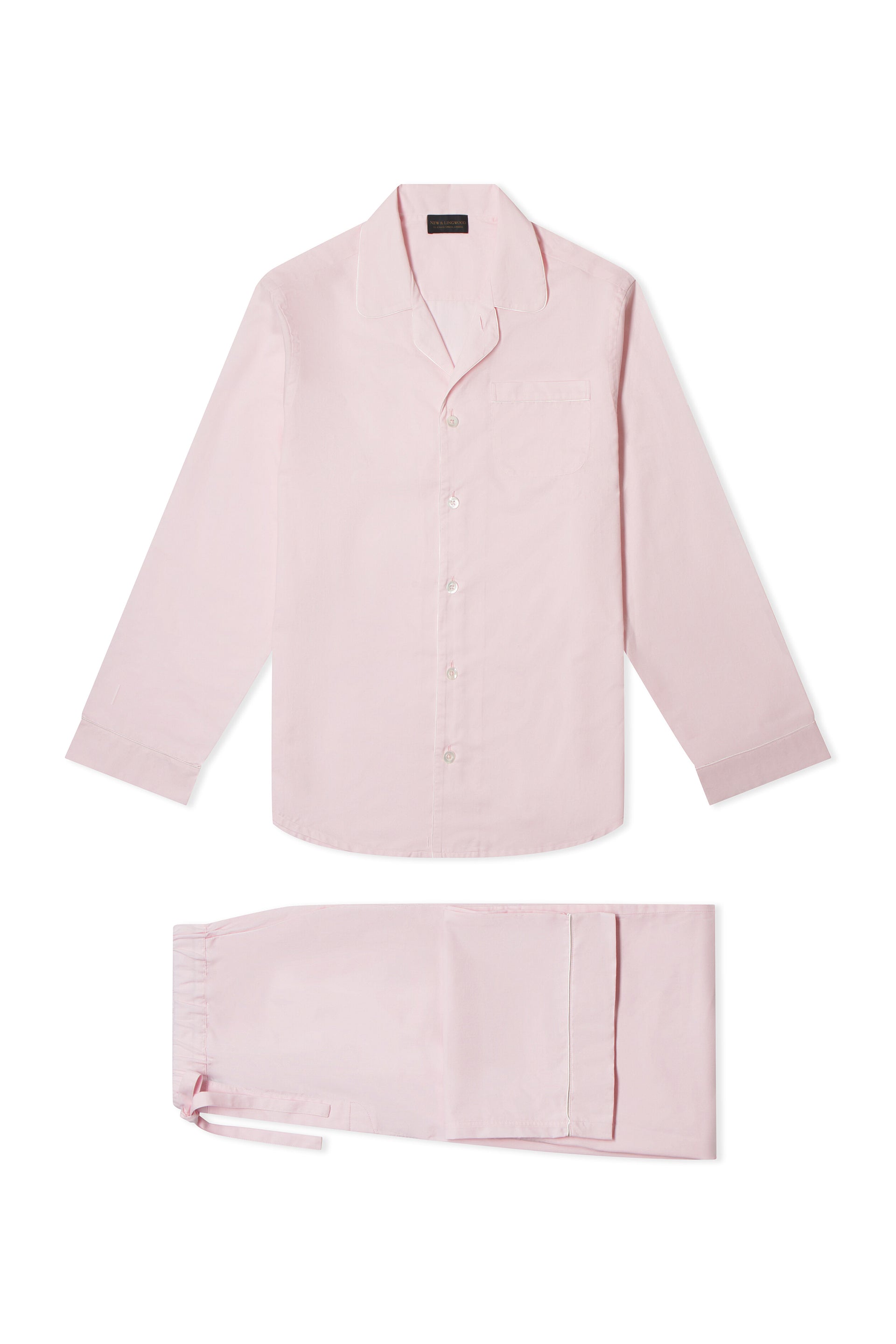 Light Pink Cotton Pyjama Set