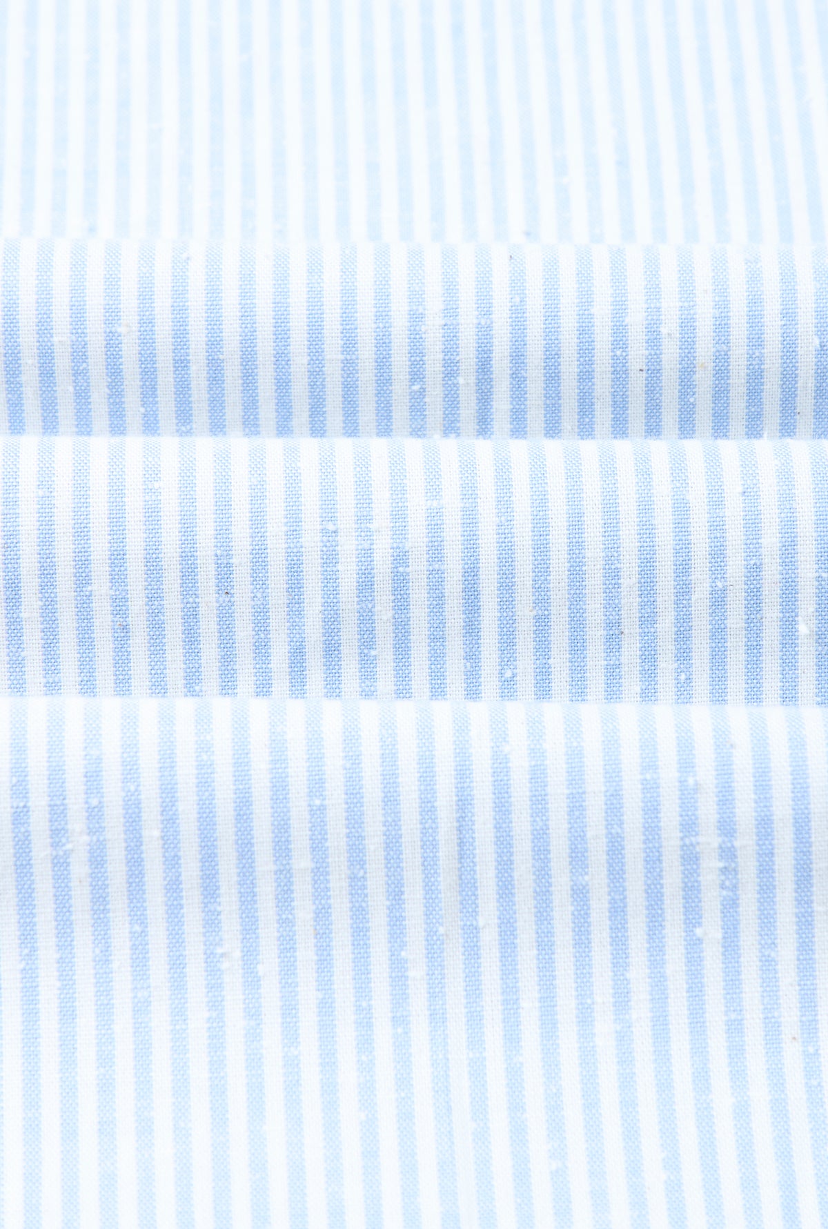 Blue & Cream Candy Stripe Cotton Slub Lounge Trousers
