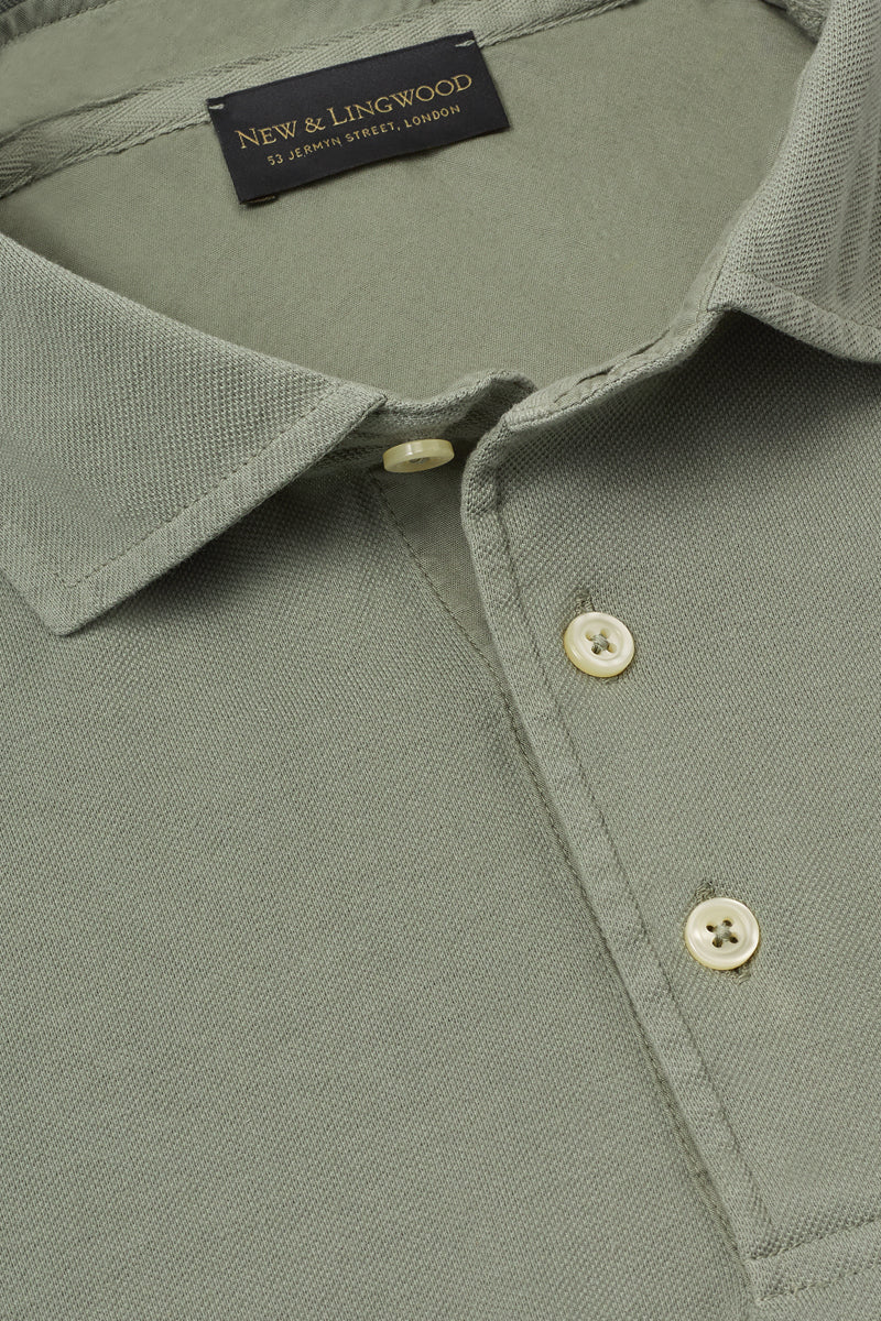 Sage Short Sleeve Polo Shirt