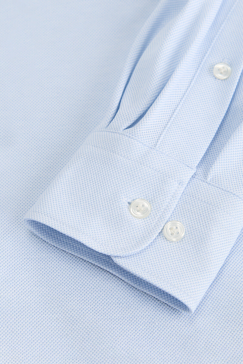 Sky One Piece Collar Popover Shirt
