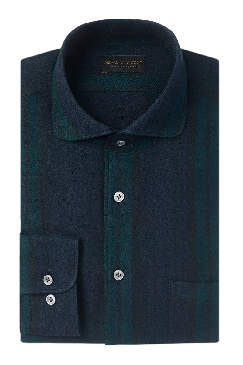 Black Watch Brushed Cotton Shirt