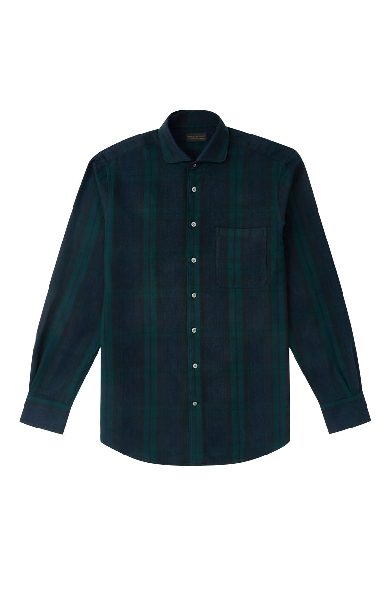 Black Watch Brushed Cotton Shirt