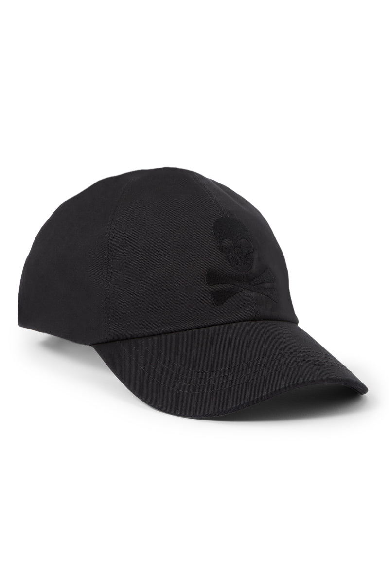 Black Skull & Crossbones Cotton Baseball Cap