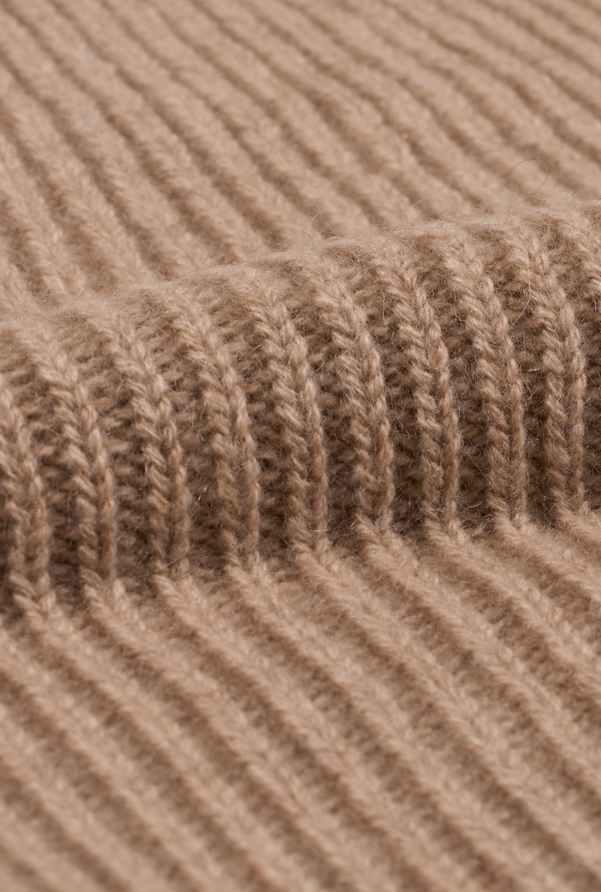 Camel Cashmere Beanie