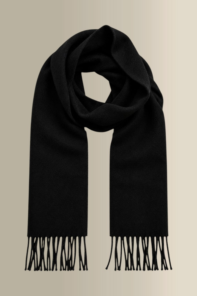 Black Lambswool Scarf