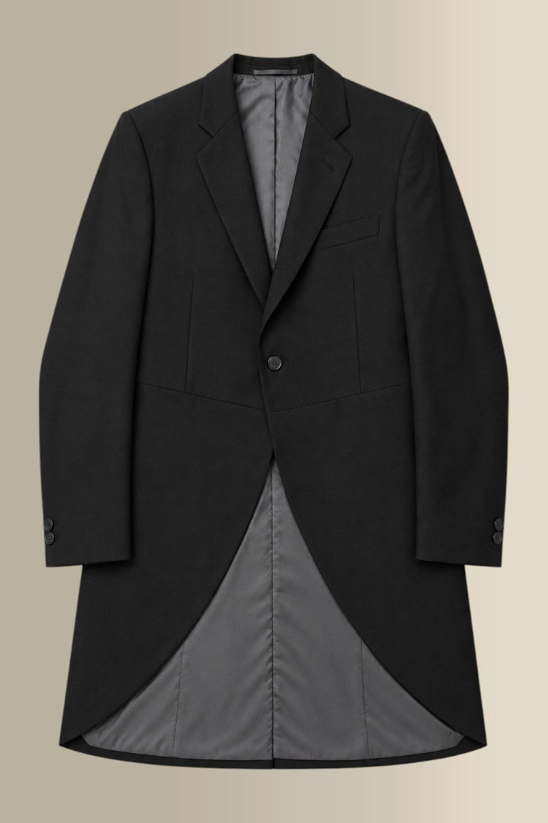 Black Wool Tailcoat Jacket