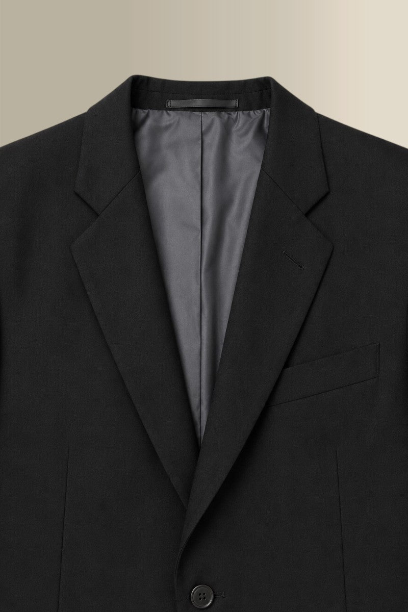 Black Wool Tailcoat Jacket