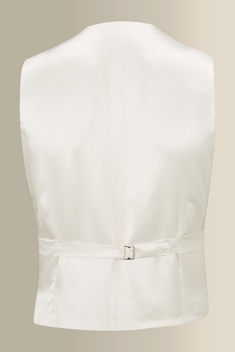 Yellow Double Breasted Silk Waistcoat