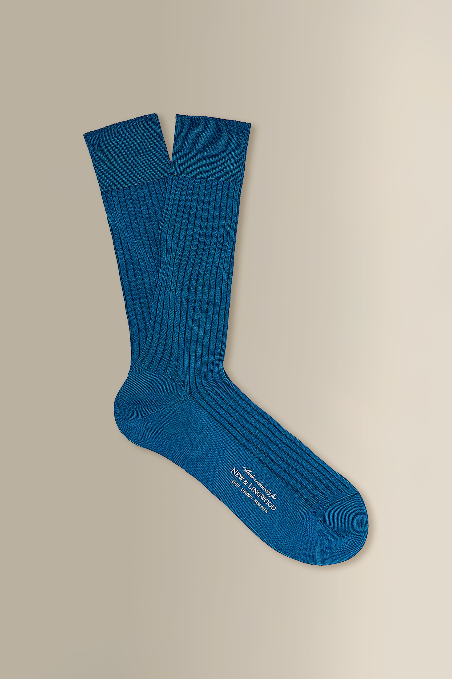 Dark Blue Mid Calf Cotton Socks