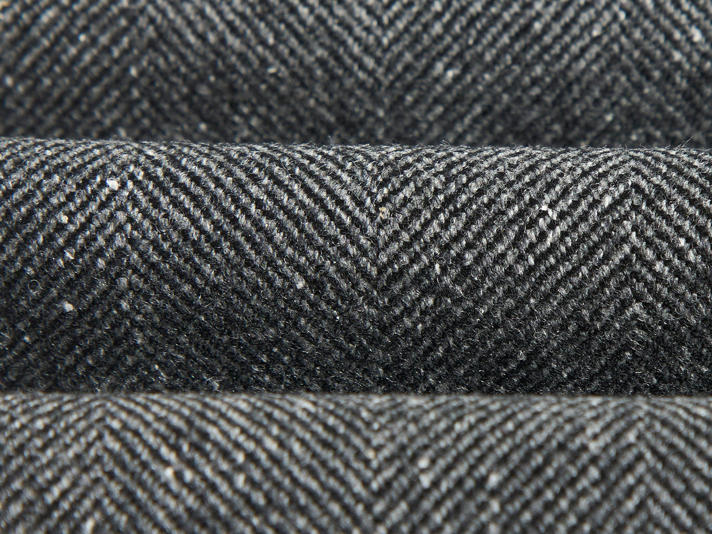 Herringbone Wool, Cashmere & Silk Fabric