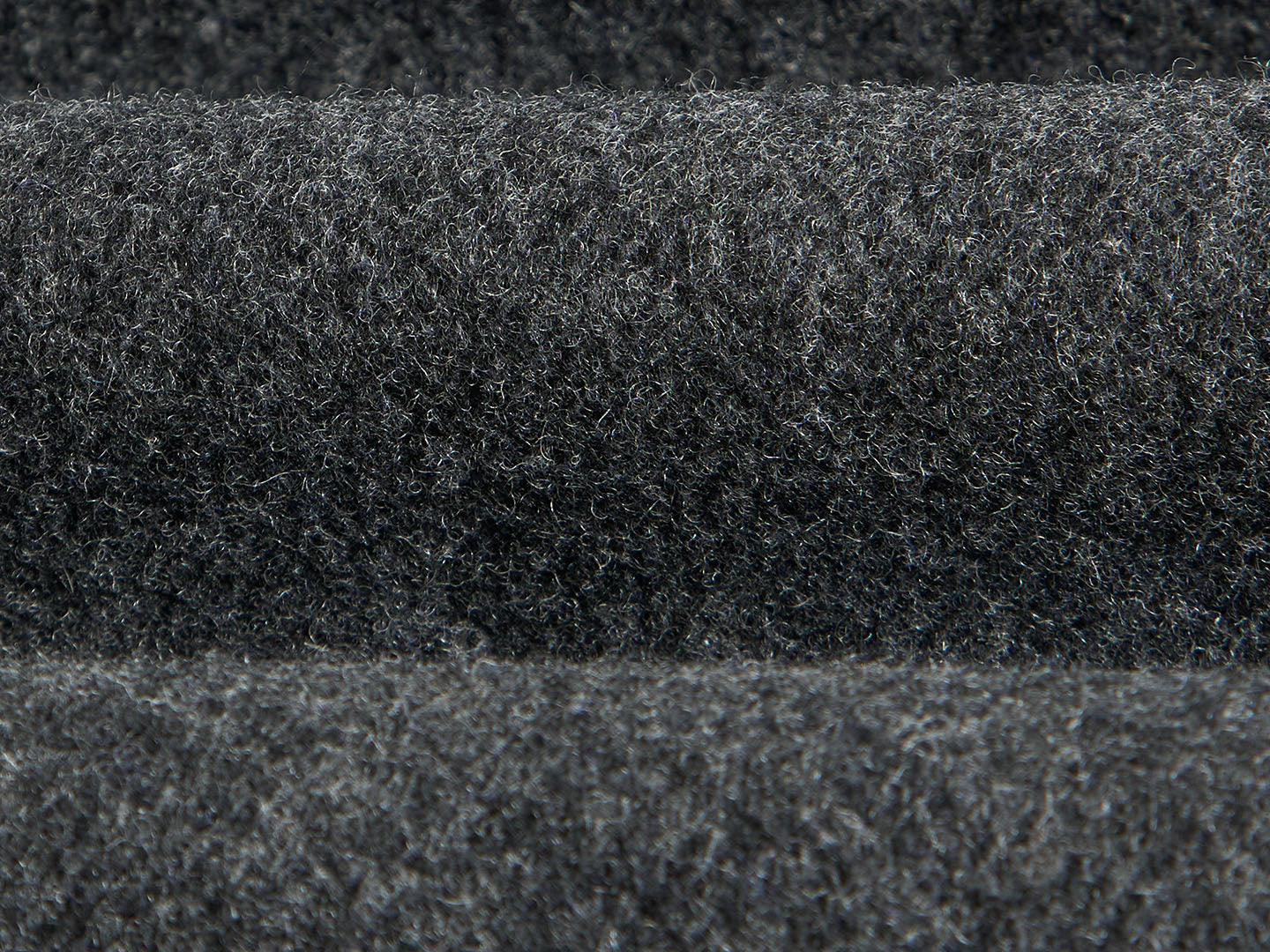 Grey Herringbone Wool