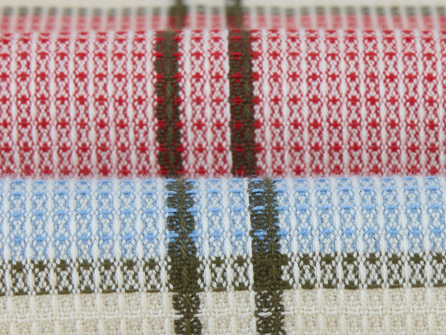 Large Check Cotton Fabric