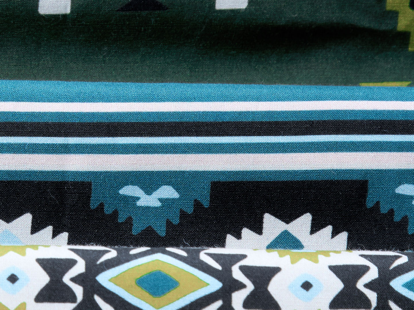 Silk & Cotton Mosaic Fabric